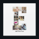 Concevez votre propre collage de photos avec la le<br><div class="desc">Ce collage de photos de monogramme est un design personnalisé qui combine un monogramme audacieux (initiales ou une lettre) avec une collection de photos disposées artistiquement à l'intérieur ou autour de lui. C'est une façon élégante de mettre en valeur des souvenirs tout en ajoutant une touche unique et élégante à...</div>
