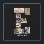 Concevez votre propre collage de photos avec la le<br><div class="desc">Ce collage de photos de monogramme est un design personnalisé qui combine un monogramme audacieux (initiales ou une lettre) avec une collection de photos disposées artistiquement à l'intérieur ou autour de lui. C'est une façon élégante de mettre en valeur des souvenirs tout en ajoutant une touche unique et élégante à...</div>
