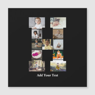 Concevez votre propre collage photo avec la lettre