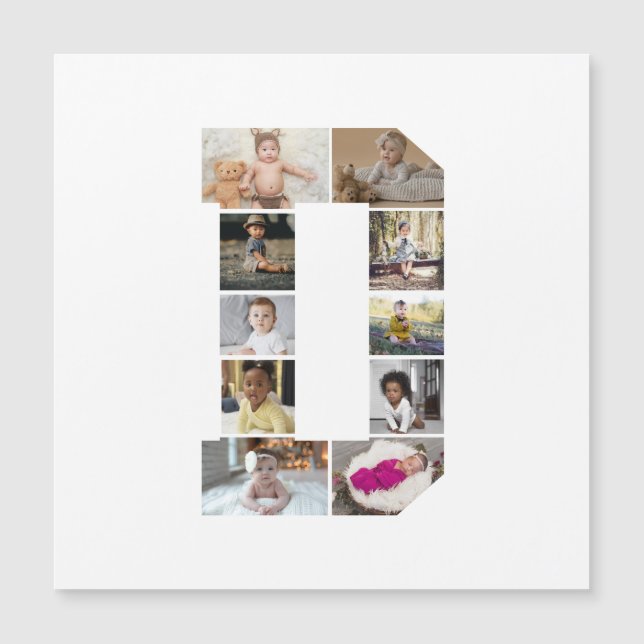 Concevez votre propre collage photo avec la lettre (Devant)