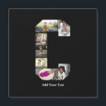 Concevez Votre Propre Collage Photo Lettre C<br><div class="desc">Ce collage photo de monogramme est un design personnalisé qui combine un monogramme gras (initiales ou lettre) avec une collection de photos disposées artistiquement à l'intérieur ou autour de celui-ci. C'est une façon élégante de mettre en valeur des souvenirs tout en ajoutant une touche unique et élégante à la décoration...</div>