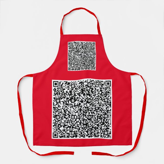 Concevez votre propre couleur QR Code tablier pers (Recto)