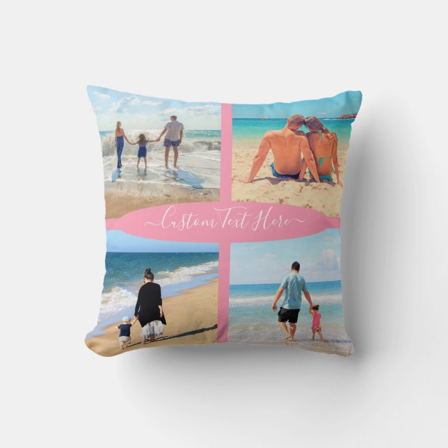 Concevez Votre Propre Coussin de Collage Photo ave (Recto)