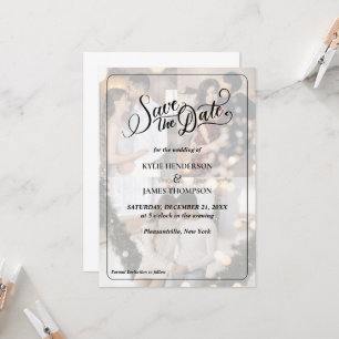 Concevez Votre Propre Faire-Part de Date de Mariag