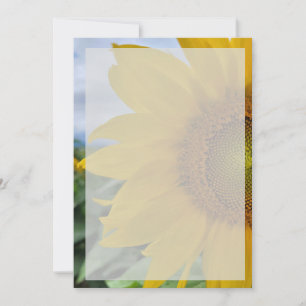 Concevez votre propre invitation au tournesol