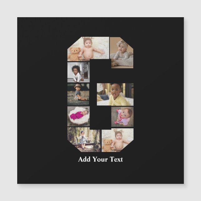Concevez Votre Propre Lettre G Photo Collage (Devant)