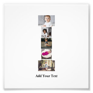 Concevez votre propre lettre I photo Collage