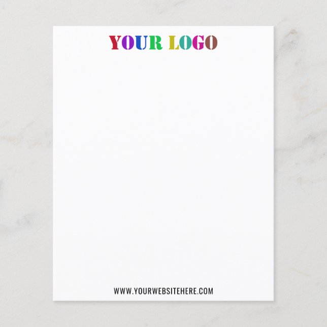 Concevez votre propre logo d'entreprise papier mod (Devant)