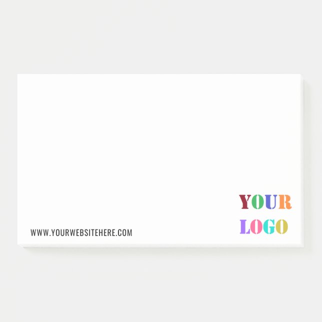 Concevez votre propre logo Texte Business Post-it® (Devant)