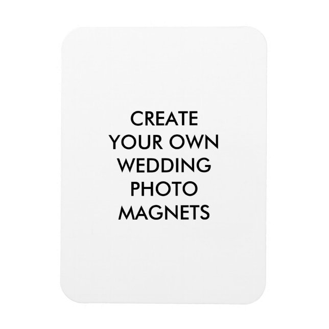 Concevez votre propre magnet de photo de mariage (Vertical)