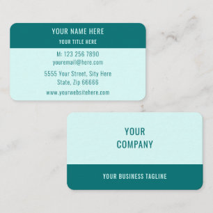 Concevez votre propre modèle de carte de visite Tu