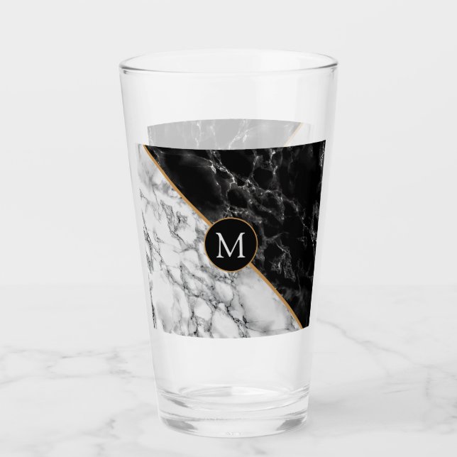 Concevez votre propre monogramme - verre personnal (Devant)