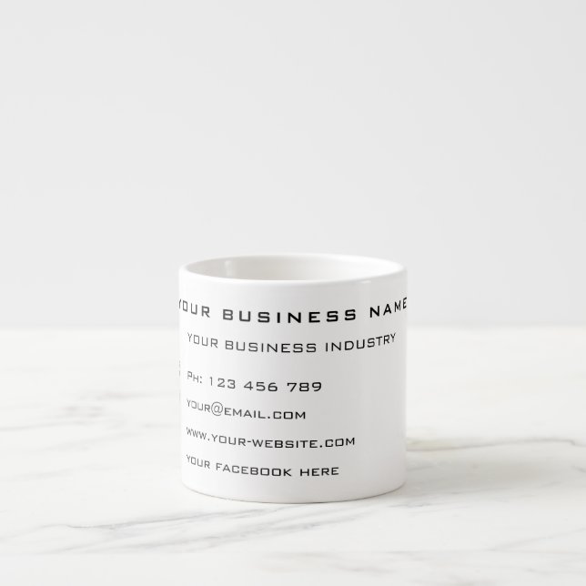 Concevez Votre Propre Mug à Expresso Promotionnel  (Devant)