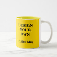Concevez votre propre Mug - Jaune