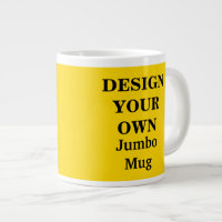 Concevez votre propre Mug Jumbo - Jaune clair