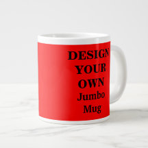 Concevez votre propre Mug Jumbo - Rouge