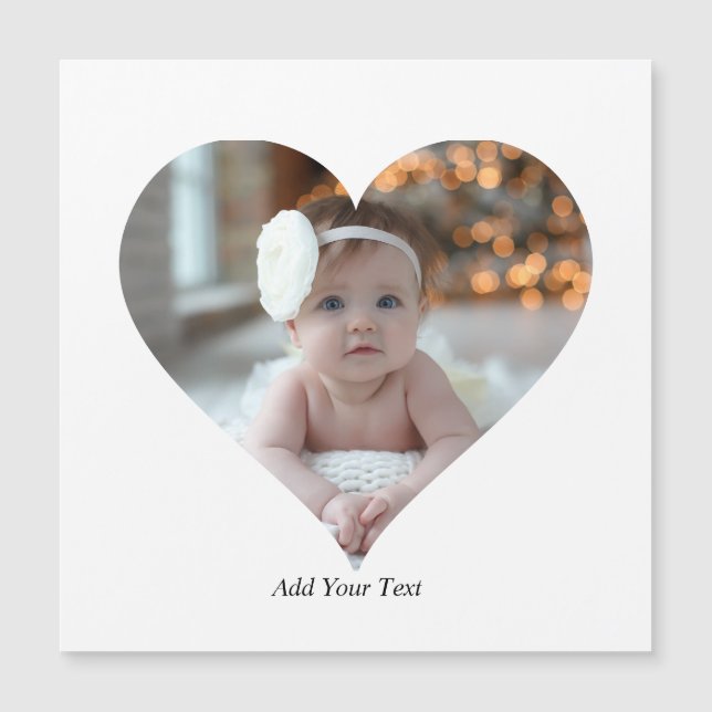 Concevez Votre Propre Photo Simple En Forme De Coe (Devant)