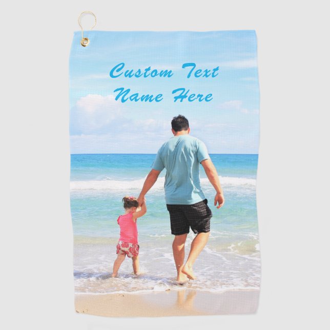 Concevez Votre Propre Serviette de Golf Photo avec (Devant)