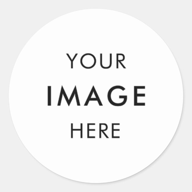 Concevez votre propre Sticker rond classique (Devant)