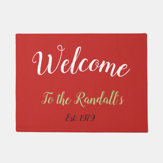 Concevez votre propre tapis de portes (Devant)