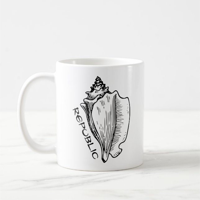 Conch Republic Coffee Mug (Gauche)