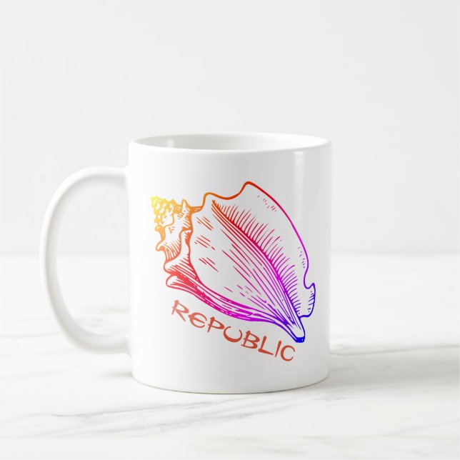 Conch Republic Coffee Mug (Gauche)