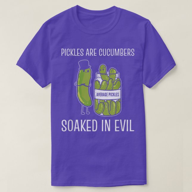 Concombre trempé mal Pickle Lover T-Shirt (Design devant)