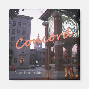 Concord New Hampshire Photo Souvenir Magnets