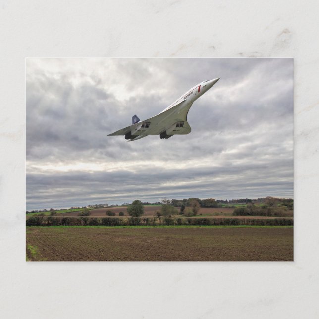 Concorde - Carte postale à haute vitesse (Devant)