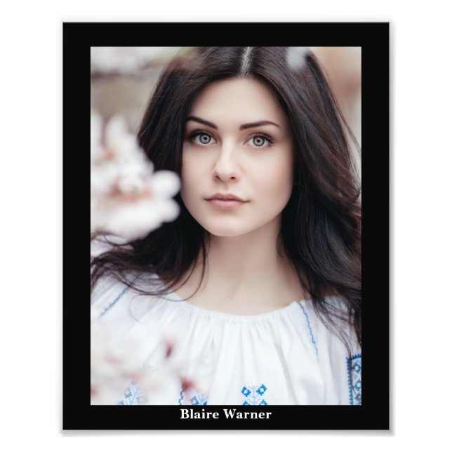 Concours de beauté Modélisation 8x10 Photo Headsho (Devant)