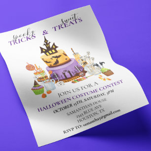 Concours de costumes pour enfants d'Halloween, fri