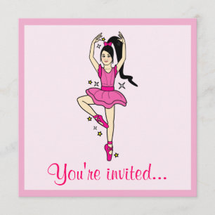 Concours de danse Invitation : Danseuse aux étoile