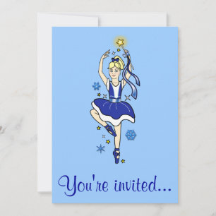 Concours de danse Invitation : Danseuse Snowflake