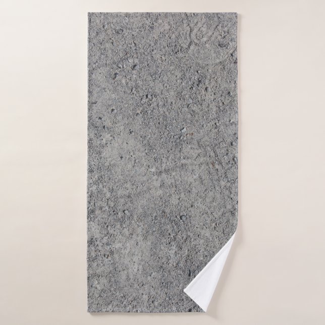 Concrete cement wall gray texture (Serviette de bain)