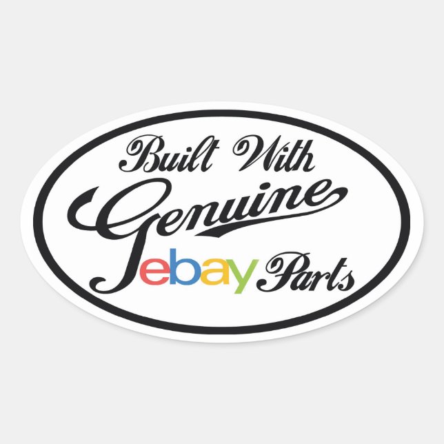 Conçu Avec Un Sticker De Pièces Ebay Authentique (Devant)