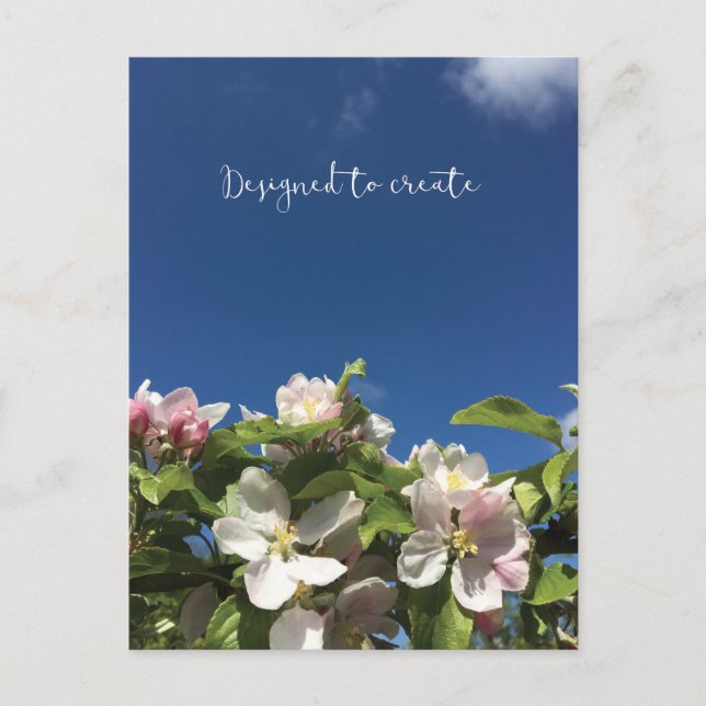 Conçu pour créer une carte postale inspirante (Devant)