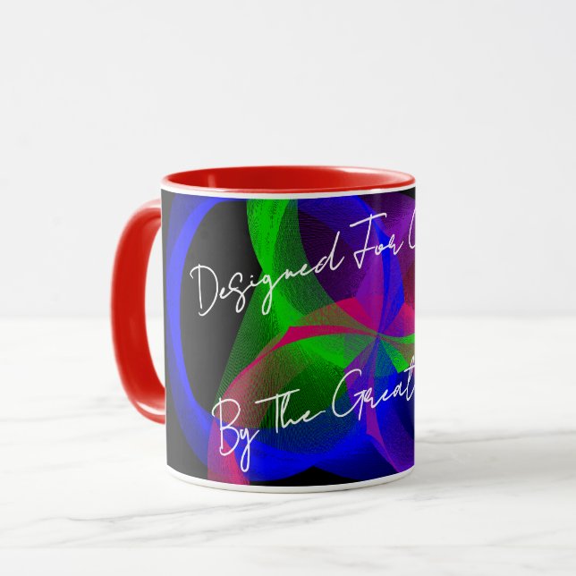 Conçu Pour Une Plus Grande Mug De Café (Devant gauche)