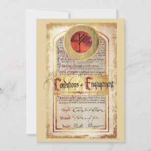 Conditions du Fiançailles