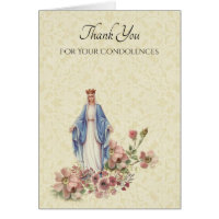 Condoléances bénies de Merci de Vierge Marie
