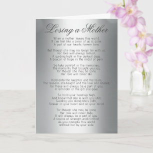 Condoléances Perdre une carte mère