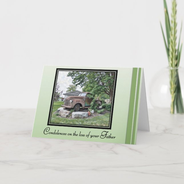 Condoléances pour la perte de votre père - Carte (Devant)