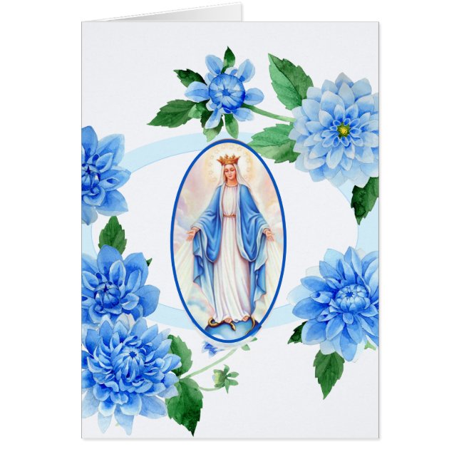 Condolence Sympathie Merci Vierge catholique Marie (Devant)