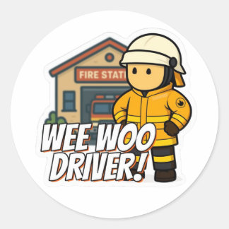 Conducteur Wee Woo - Autocollant rural