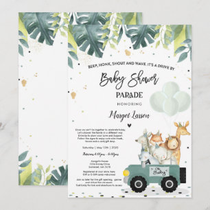 Conduire par Baby shower Invitation Baby shower Sa