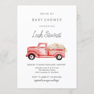 Conduite par Baby shower Invitation