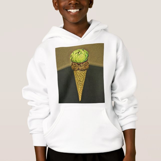 Cône crème glacée d'été (Devant)