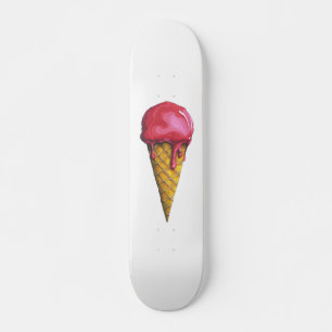 Cône crème glacée fraise Skateboard
