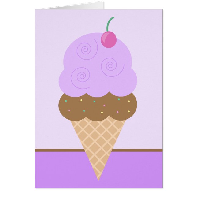 Cone de glace pourpre (Devant)