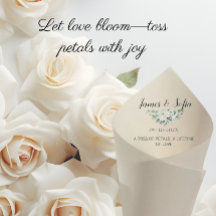 Cône mariage En Papier Pour Fleurs Pétales Jeu