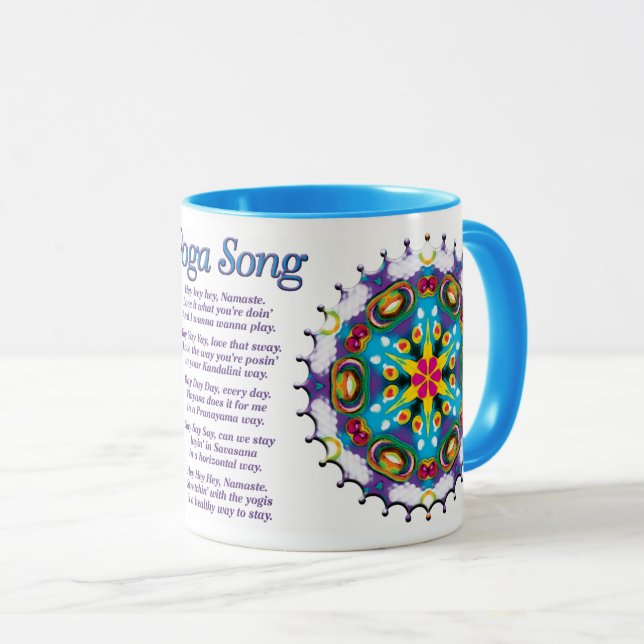 Confection Yoga Chanson Mug (Devant droit)